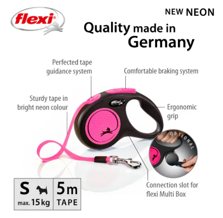 Flexi Neon Strap 5M Pink - Image 2