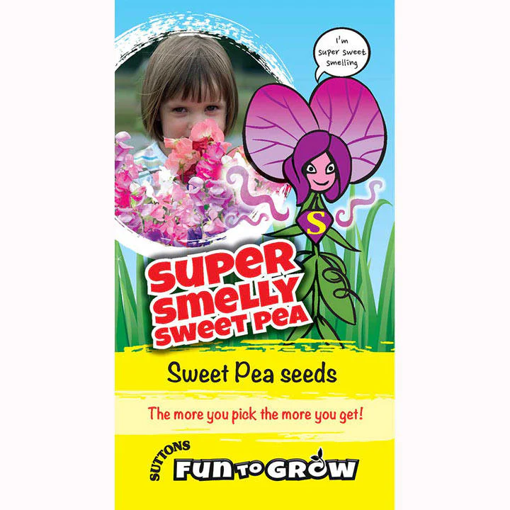 Fun to Grow - Super Smelly Sweet Pea Flower Seeds