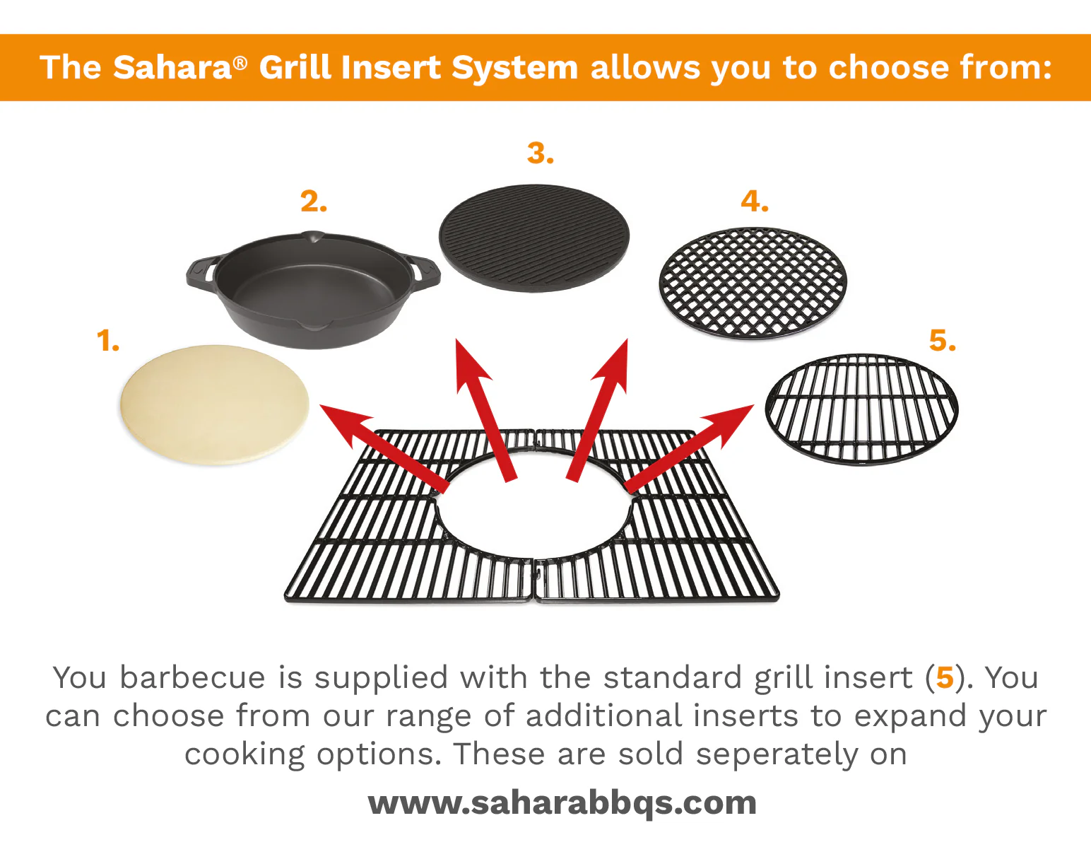 Sahara S350 Supreme 3 Burner Gas BBQ - Image 9