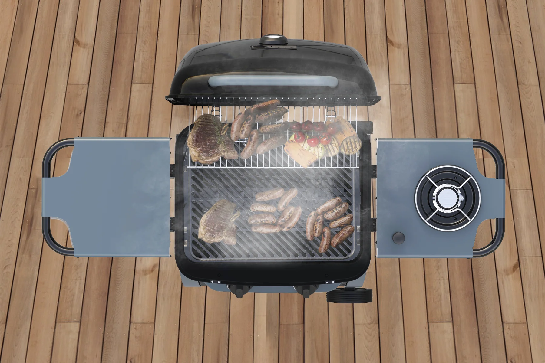 Sahara X150 2 Burner Gas BBQ - Image 9