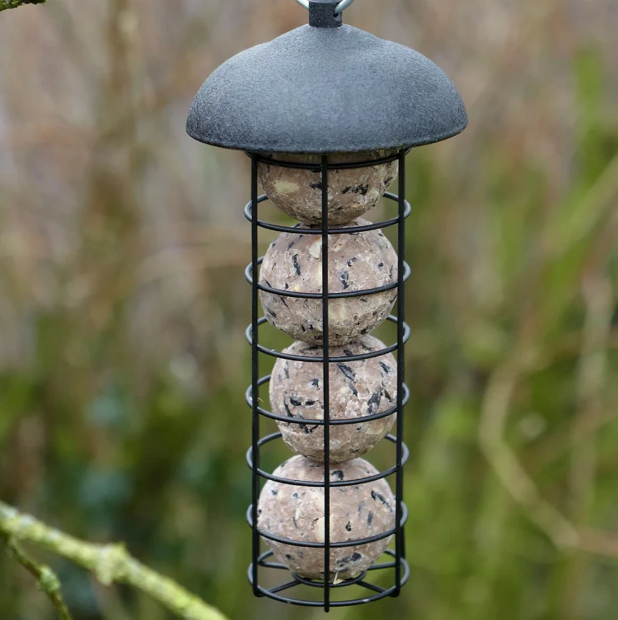 Gardman Black Steel Fat Snax Bird Feeder - Image 2