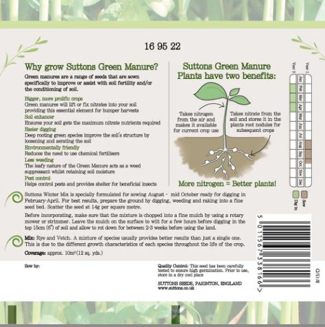 Green Manure 'Winter Mix' - Seeds - Image 2