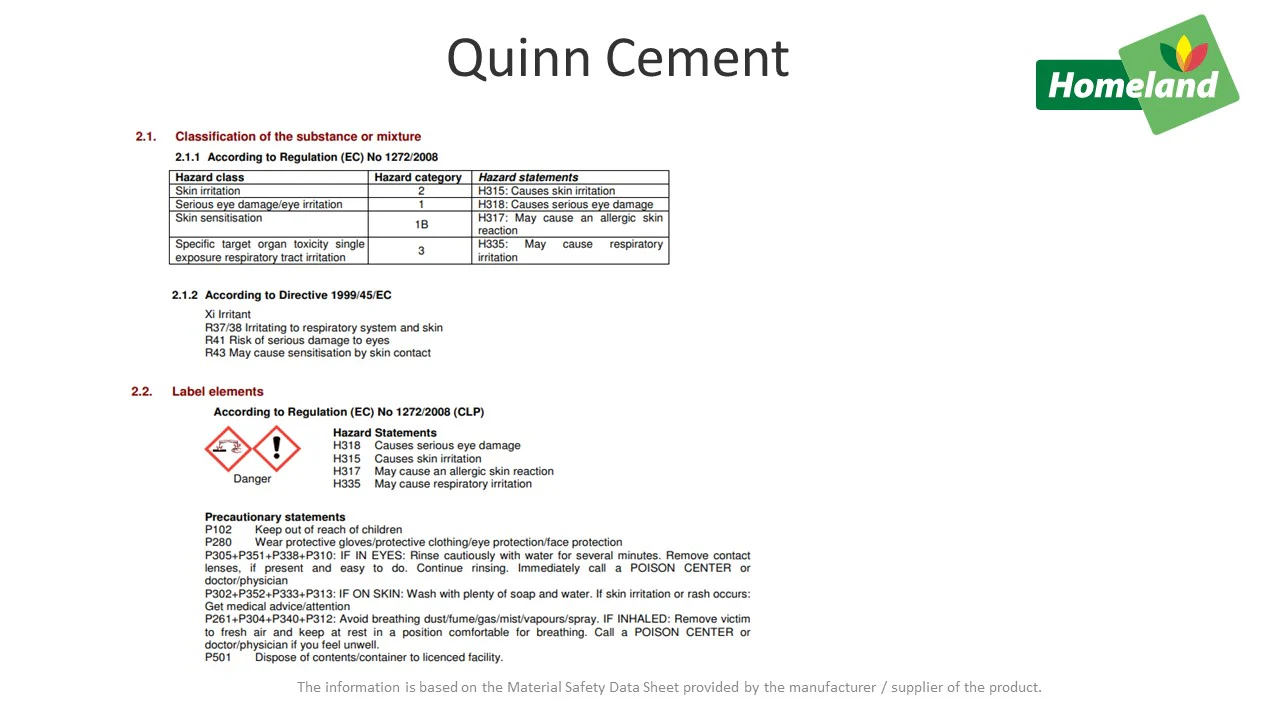 Quinn Cement 25KG - Image 2