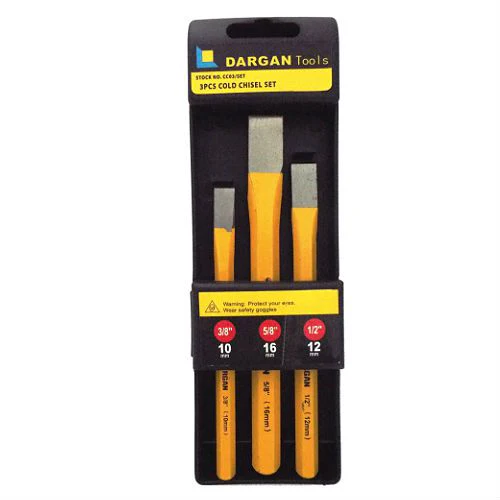 3pce Cold Chisel Set