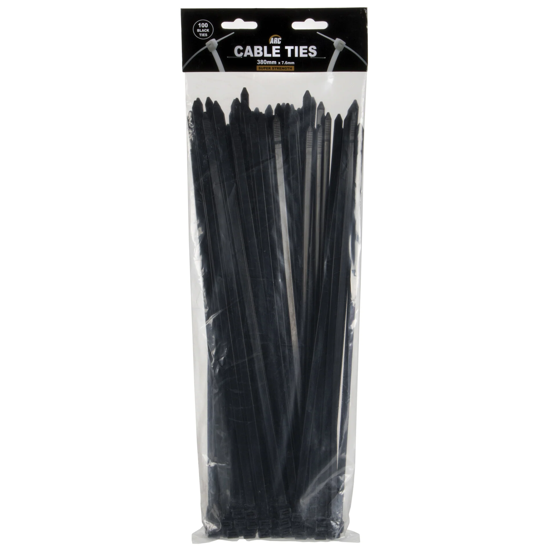 Arc Cable Ties Clear (100 Pack) - Image 2