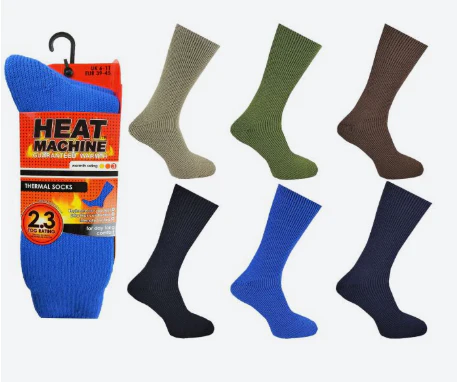 Heat Machine Thermal Socks Black - Image 2