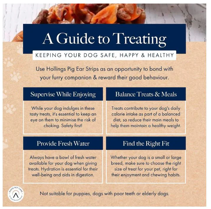 Hollings Pig Ear Strips Natural Dog Treats 150g - Image 4