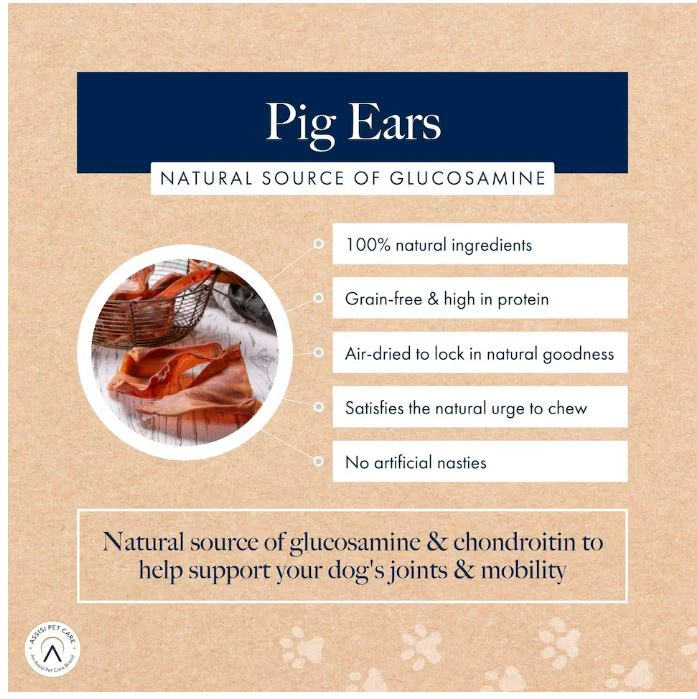 Hollings Pig Ears Natural Dog Treats 2pk - Image 3