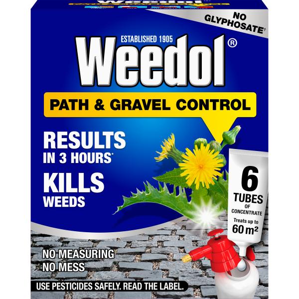 Weedol Path & Gravel Weed Control Tubes -  6 Tubes
