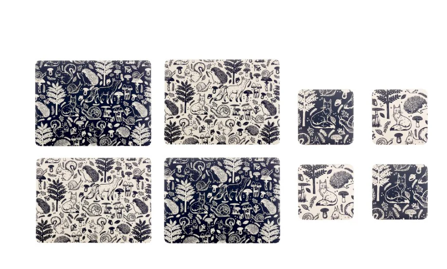 Price & Kensington Woodland Placemat/coaster 8 Pce Set - Image 2