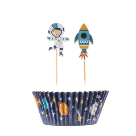 Mason Cash Space Cupcake Set 48 Piece - Image 2
