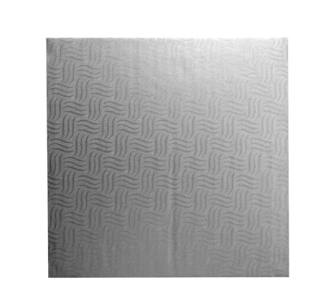 Mason Cash 14" (30cm) X 12mm Square Silver Cake Drum