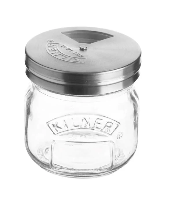 Kilner Storage Jar With Shaker Lid In Cdu 0.25 Litre - Image 2
