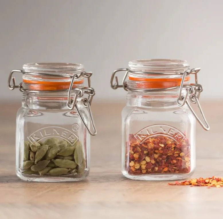 Kilner Clip Top Square Spice Jar 70ml - Image 2