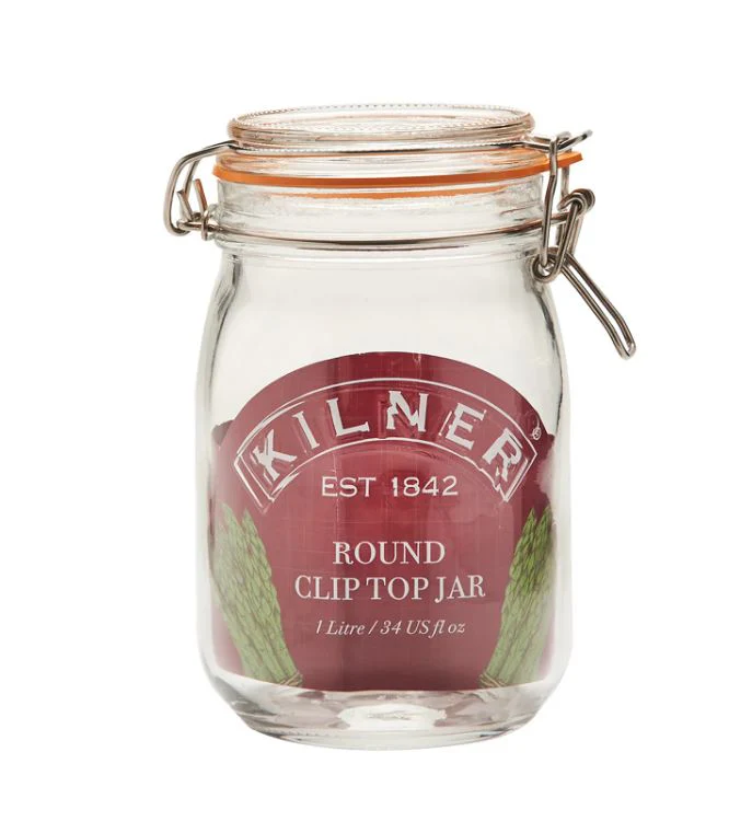 Kilner Clip Top Round Jar 1 Litre - Image 3