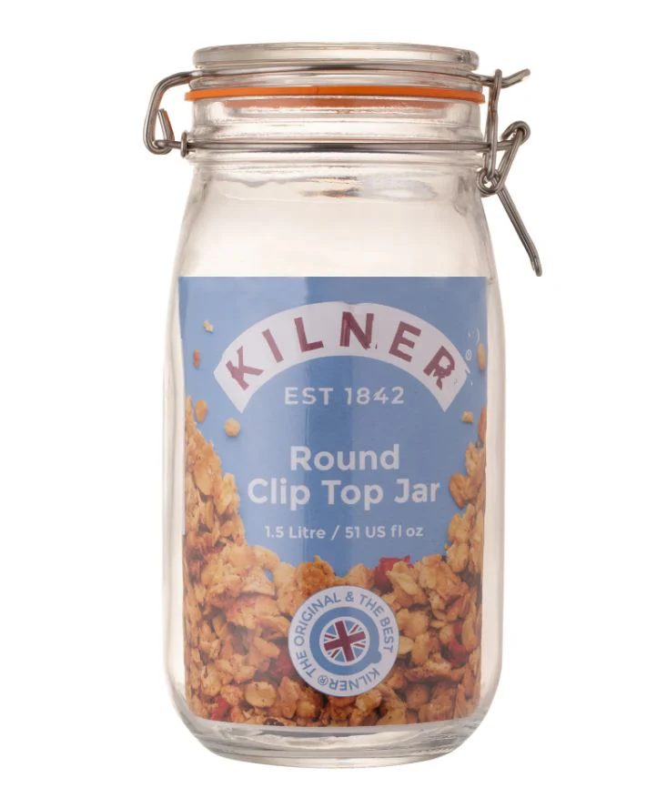Kilner Clip Top Round Jar 1.5 Litre - Image 2