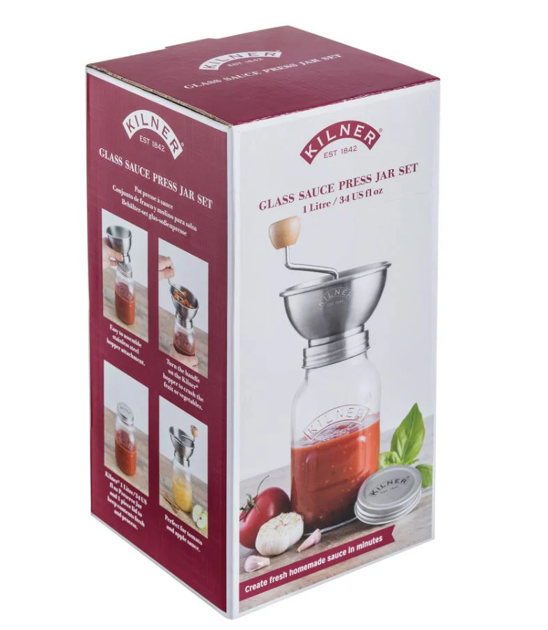 Kilner Sauce Press Jar Set - Image 2