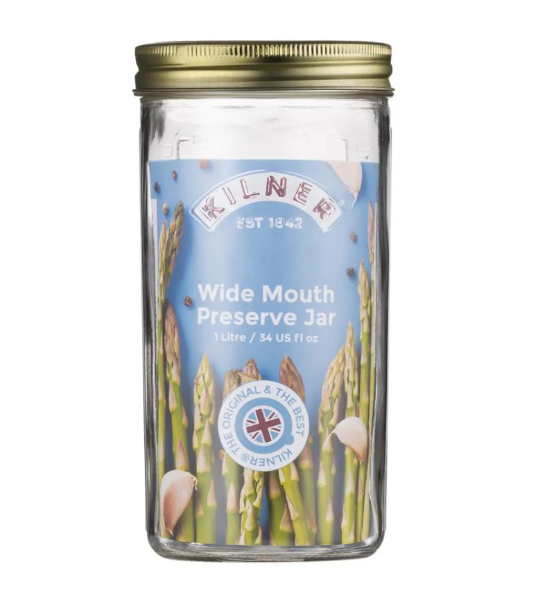 Kilner Wide Mouth Preserve Jar 1 Litre - Image 2
