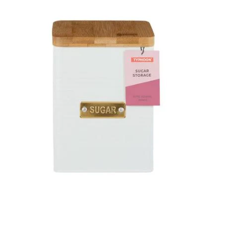 Typhoon Otto Square White Sugar Storage