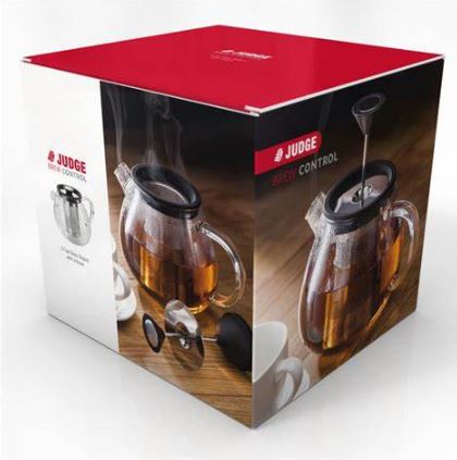Judge Teaware Brew Control 5 Cup Glass Teapot 1L - Image 2