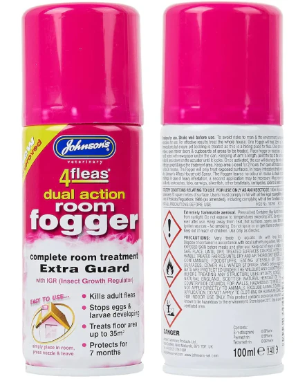 Johnsons 4Fleas Room Flea Fogger Twin Pack - Image 2