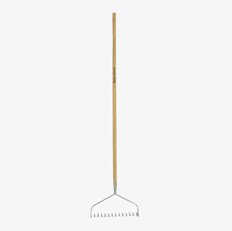 Kent & Stowe Carbon Steel Long Handled Soil Rake - Image 2