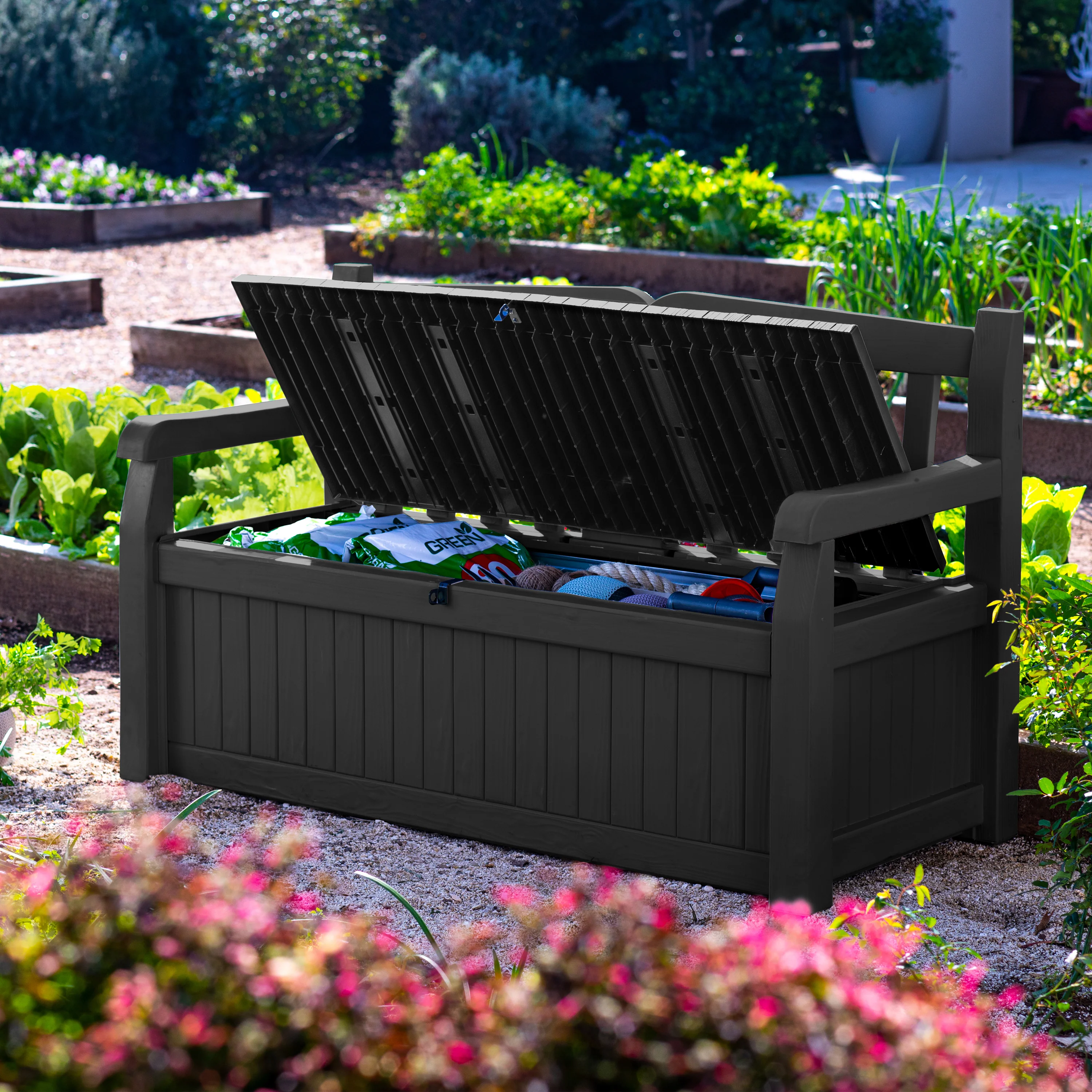 Eden Storage Garden Bench 265L - Image 4