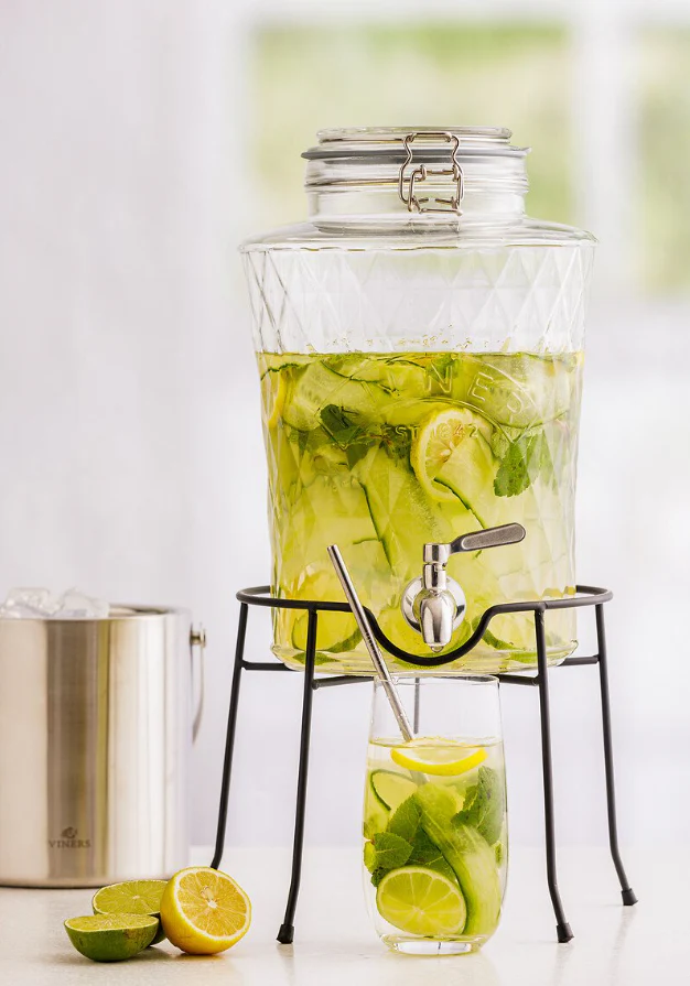 KIlner Clip Top Diamond Dispenser 5 Litre SS Tap - Image 2