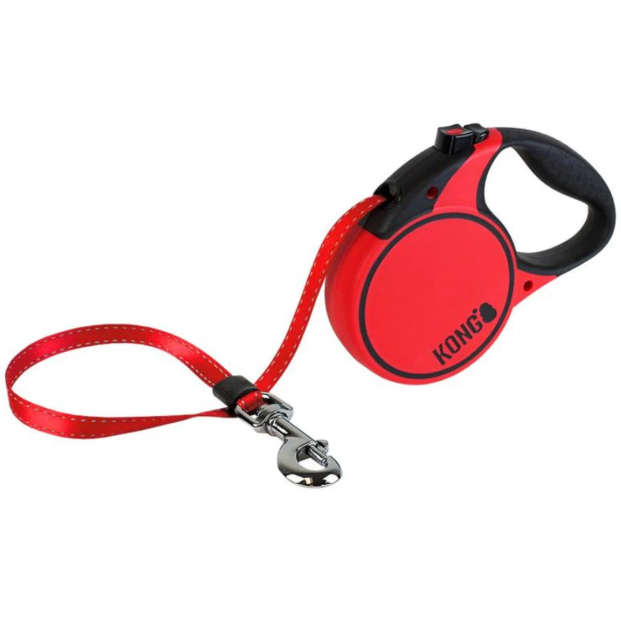 KONG Retract 5m Lead Medium Tape Red 30kg