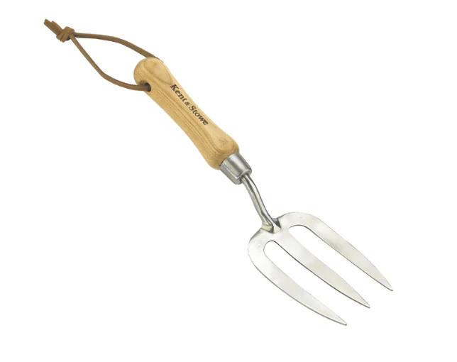 Kent & Stowe Stainless Steel Hand Fork with Ash Handle | 70100072
