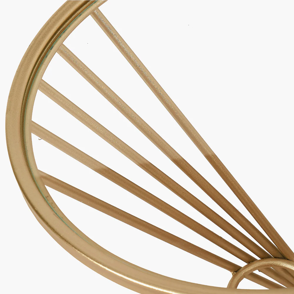 Liberty Glass and Gold Metal Small Side Table - Image 4