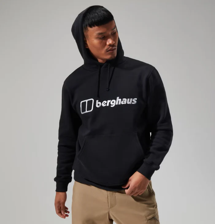 Berghaus Men's Logo Hoody Black - Image 3
