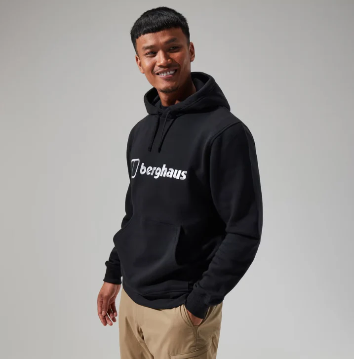Berghaus Men's Logo Hoody Black - Image 4