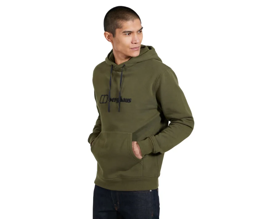 Berghaus Logo Hoody - Green - Image 3