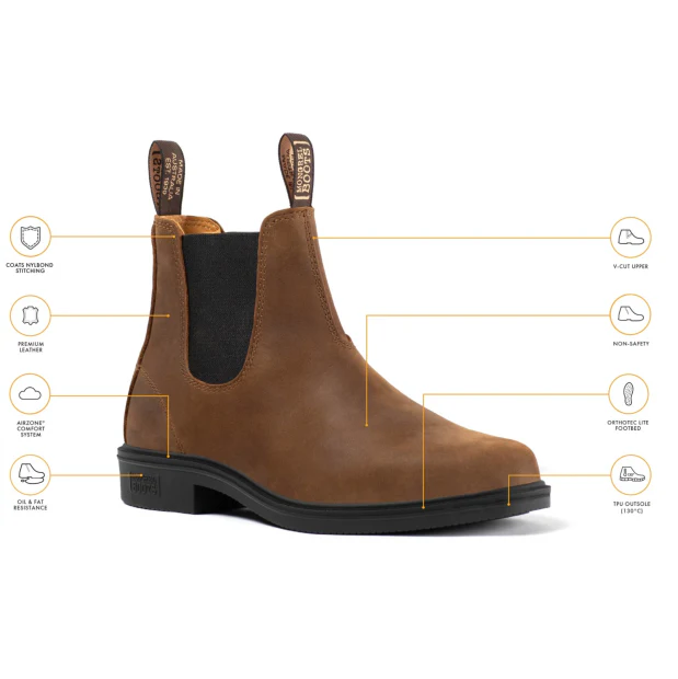 Mongrel Heritage Brown Dealer Boot- Chisel Toe - Non-Safety - Image 4