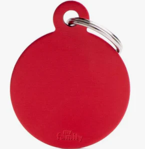 MY FAMILY Small Round Aluminium ID Tag - Image 2