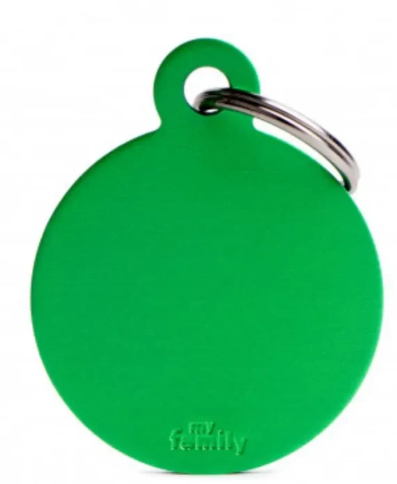 MY FAMILY Small Round Aluminium ID Tag - Image 5