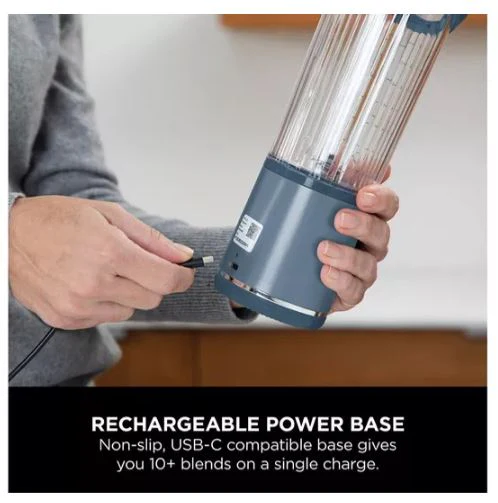 NINJA Blast BC151UKNV Cordless Blender BC151UKNV - Navy - Image 4
