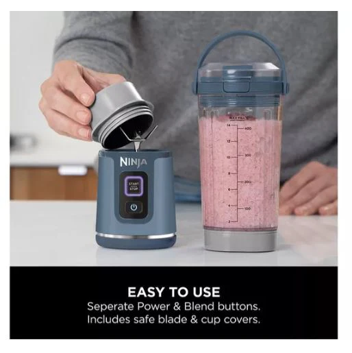 NINJA Blast BC151UKNV Cordless Blender BC151UKNV - Navy - Image 8