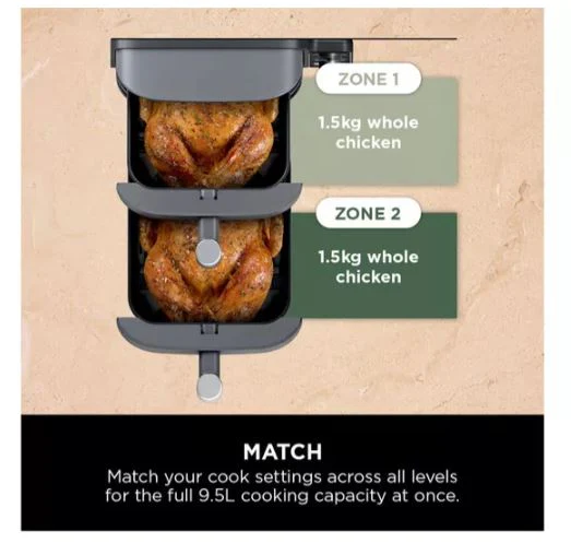 NINJA Double Stack XL 9.5L Air Fryer SL400UK - Image 7