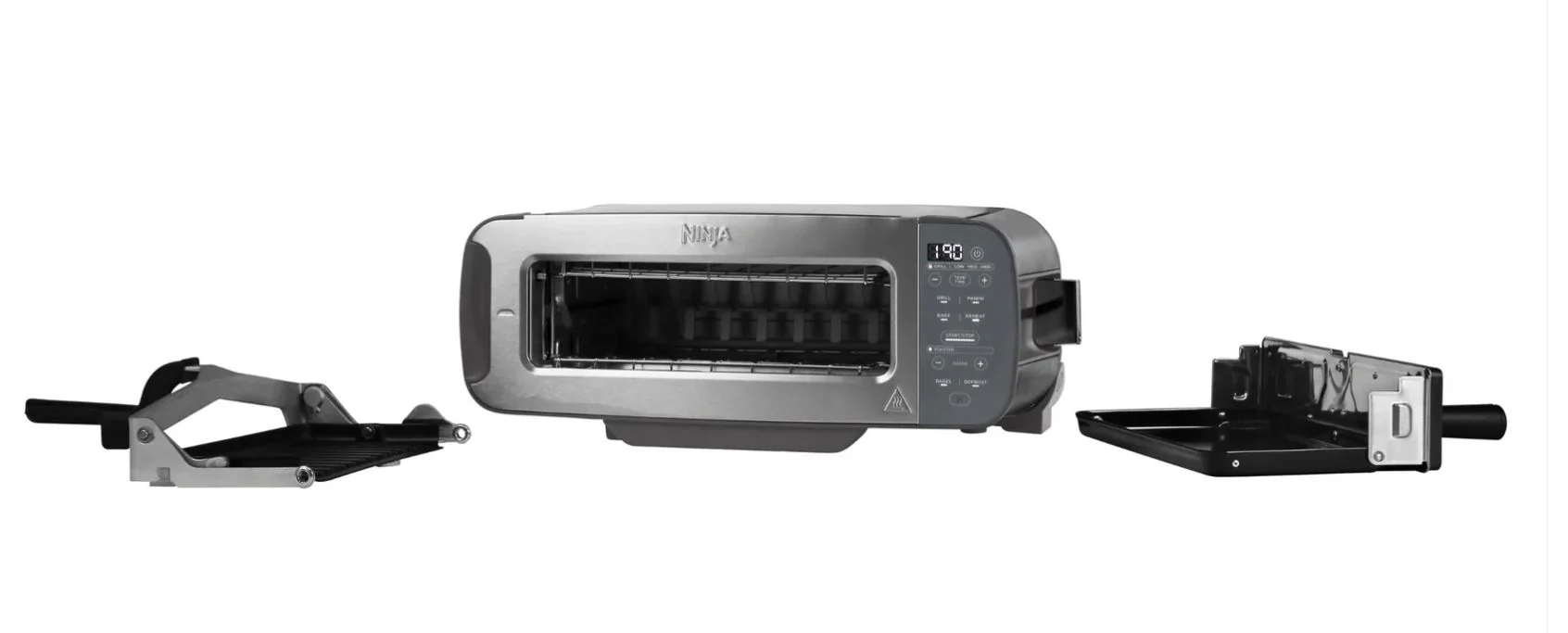 Ninja Foodi 3-in-1 Toaster, Grill & Panini Press - Stainless Steel - Image 2