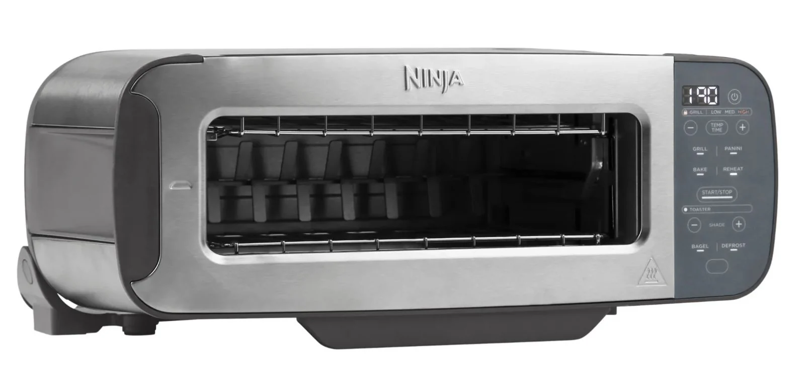 Ninja Foodi 3-in-1 Toaster, Grill & Panini Press - Stainless Steel - Image 3