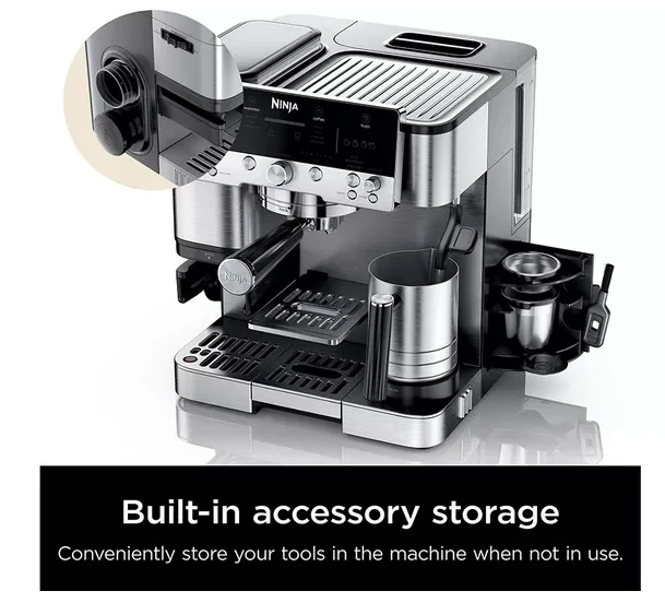 Ninja Luxe Premier Series Coffee Machine Silver - Image 3
