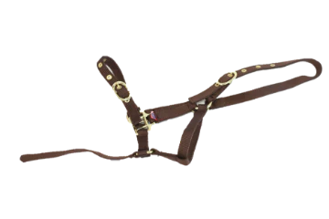 NYLON HEADCOLLAR SUCKLING BROWN