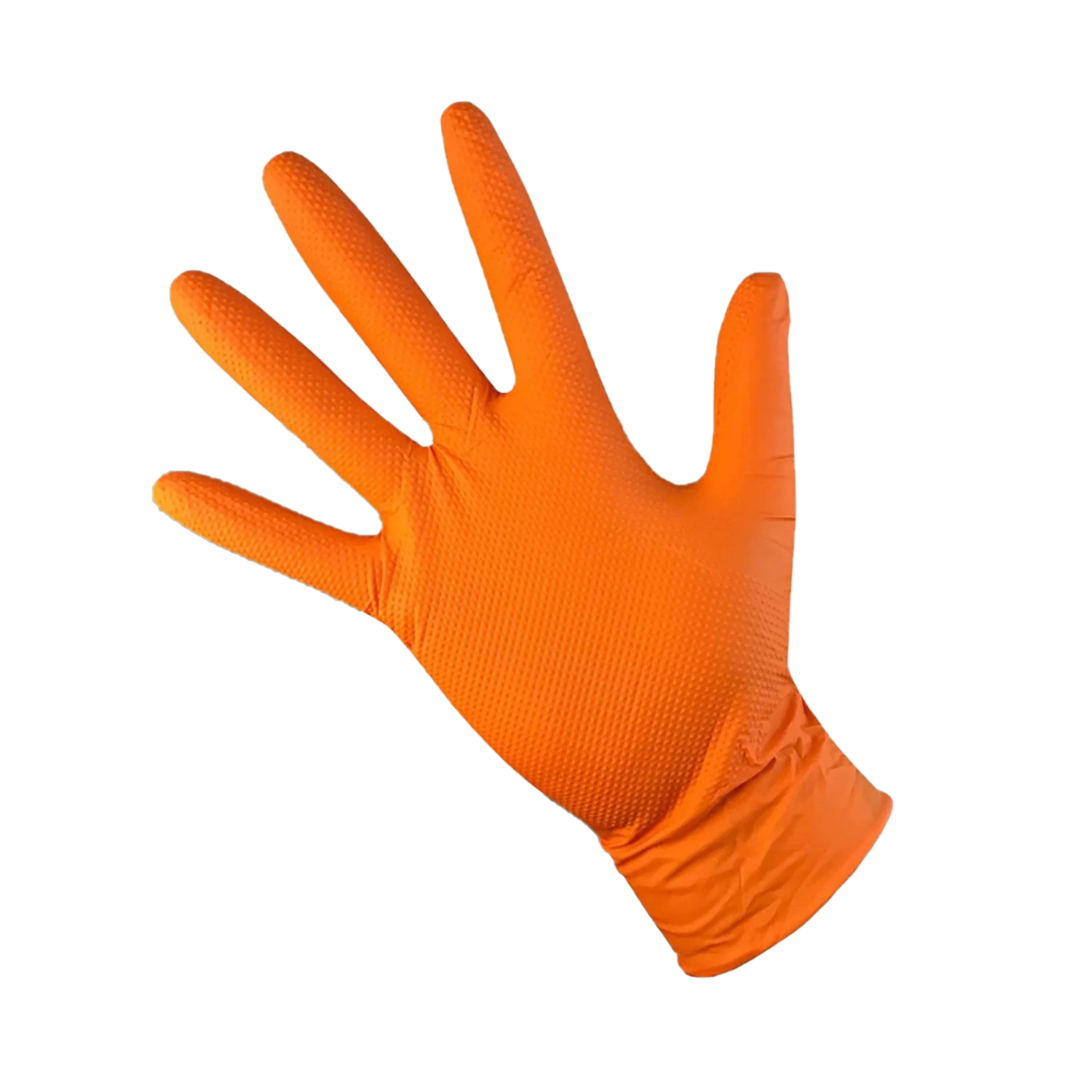 Olympia Orange Nitrile Gloves
