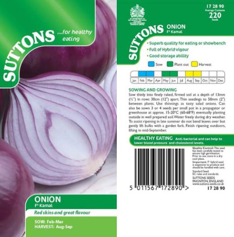 Onion F1 'Kamal' - Seeds - Image 3