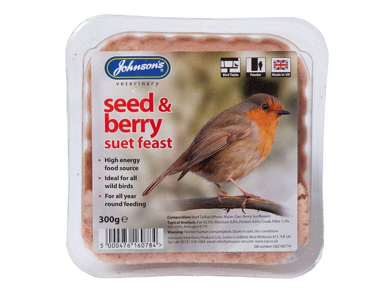 Johnsons Seed & Berry Suet Feast 300G