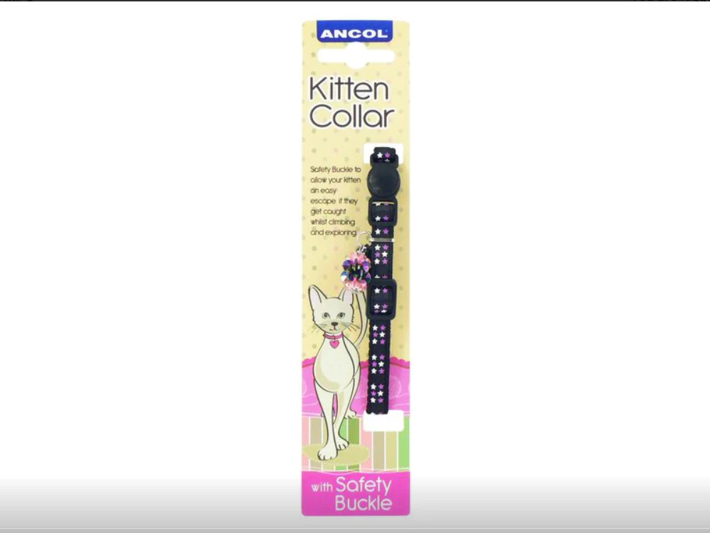 Jewel Luxury Kitten Collar Black - Image 2