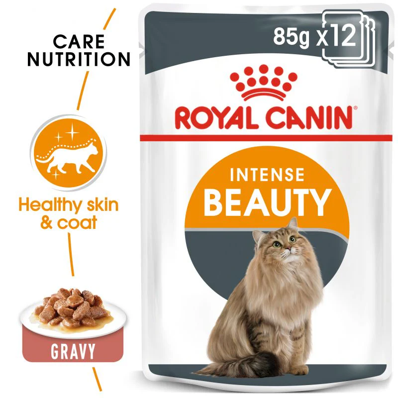 Royal Canin Intense Beauty In Gravy 85g X 12 Pack - Image 2