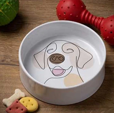 Mason Cash Abstract Dog Bowl 15x5cm - Image 2